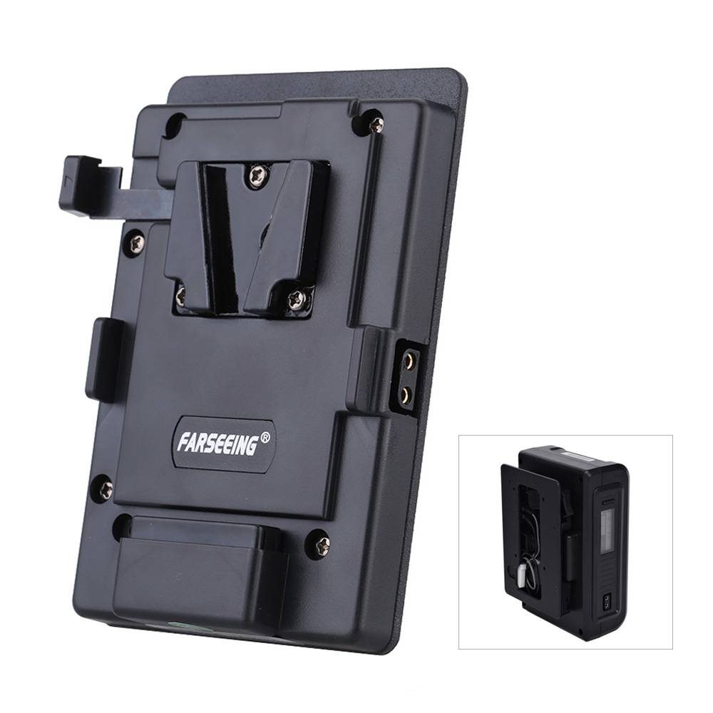 Myxl Farseeing Fk V V Type Mount Plaat Batterij Converter Voor Video Camera myxl kopen in de aanbieding