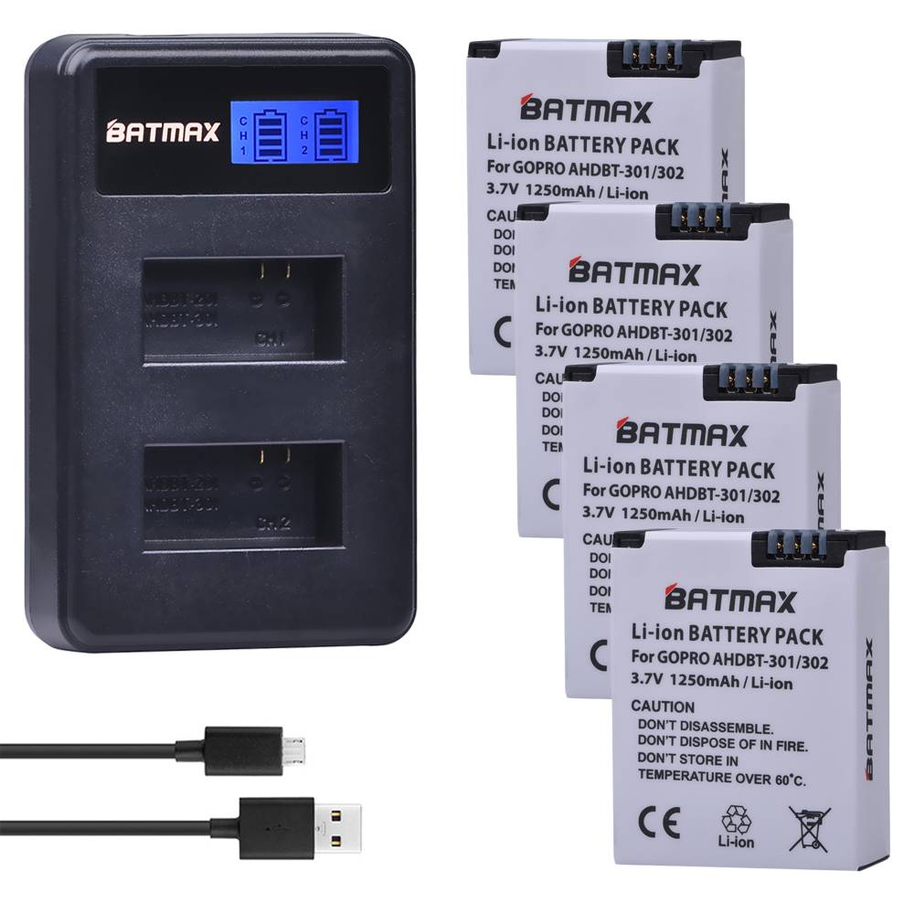 Myxl 4 Stks 1250 Mah Batterij Usb Lcd Dual Charger Voor Gopro 3 Hero3 En Ahdbt 201 301 302 myxl kopen in de aanbieding Myxl 4 Stks 1250 Mah Batterij Usb Lcd Dual Charger Voor Gopro 3 Hero3 En Ahdbt 201 301 302 myxl kopen in de aanbieding