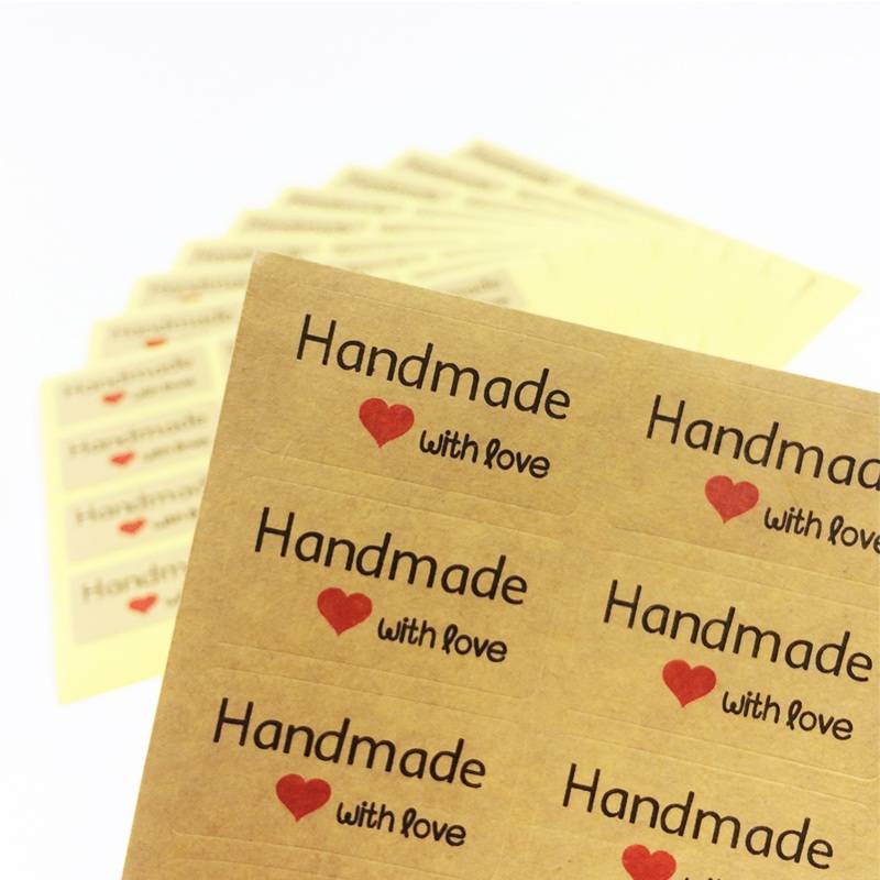 Myxl 120 Stkspartij Handmade Met Love Scrapbooking Kraft Etiketten Enveloppen Stickers Cadeau Verpakking Seal Seals Sticker myxl kopen in de aanbieding Myxl 120 Stkspartij Handmade Met Love Scrapbooking Kraft Etiketten Enveloppen Stickers Cadeau Verpakking Seal Seals Sticker myxl kopen in de aanbieding