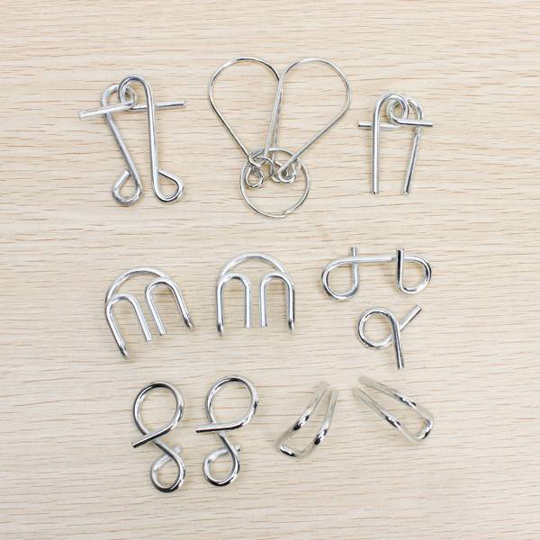 Myxl Metalen Iq Sleutels Puzzels Set Van 7 Stuks myxl kopen in de aanbieding