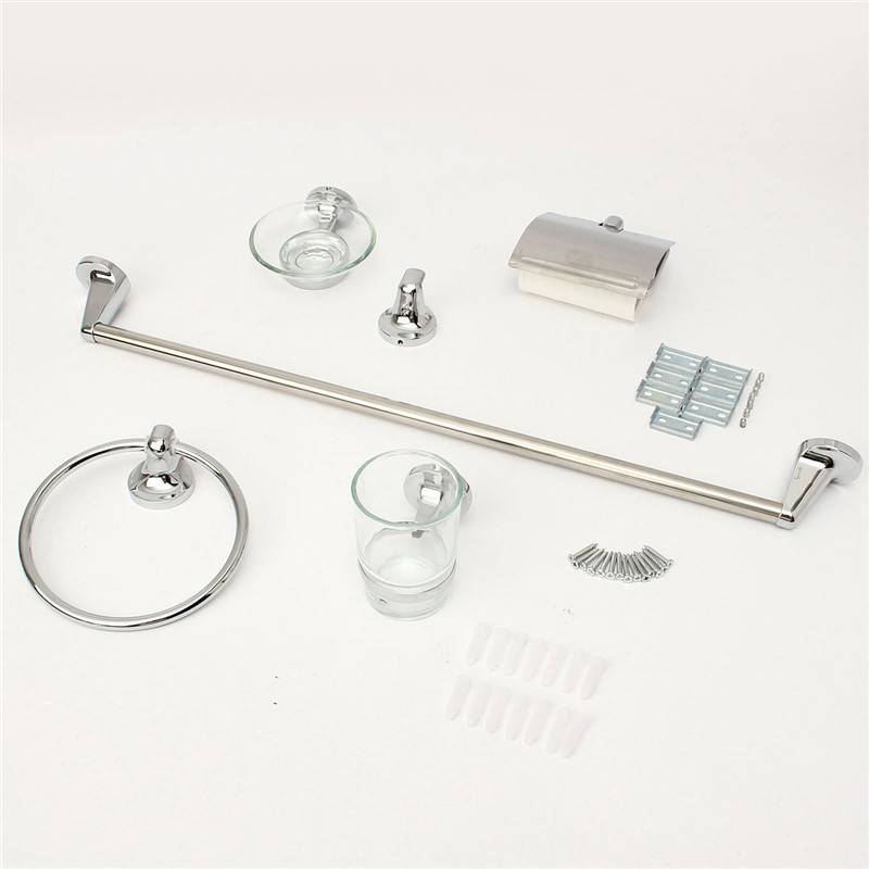 Myxl Xueqin Bad Hardware Sets Thuis Badkamer Wc Satinless Staal Chrome 6 Accessoire Set Wc Rolhouder Zeep Tandenborstel Handdoek Haak myxl kopen in de aanbieding Myxl Xueqin Bad Hardware Sets Thuis Badkamer Wc Satinless Staal Chrome 6 Accessoire Set Wc Rolhouder Zeep Tandenborstel Handdoek Haak myxl kopen in de aanbieding