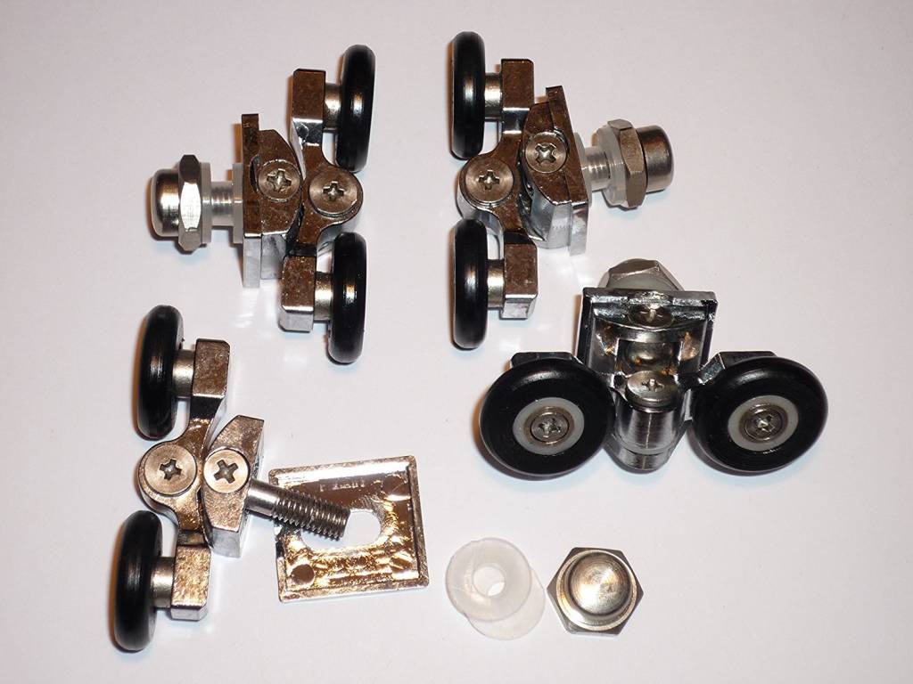 Myxl Set Van 4Verstelbare Douche Deurrollers myxl kopen in de aanbieding