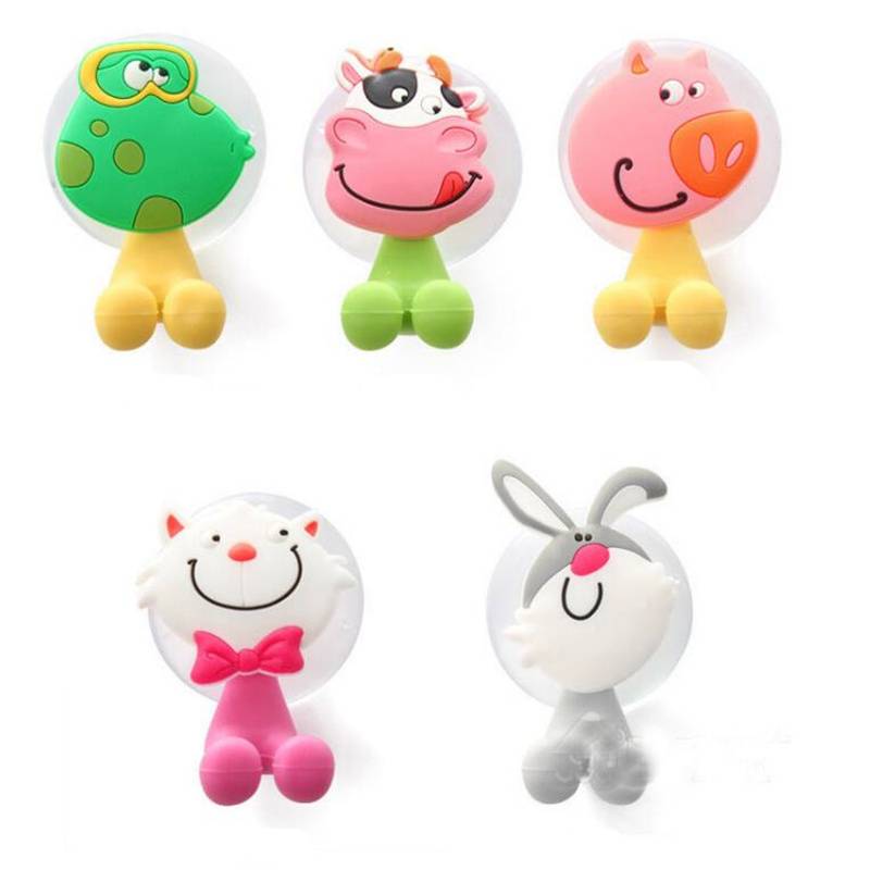 Myxl 5 Stkspartij Leuke En Mooie Cartoon Dier Gezicht Siliconen Sucker Tandenborstelhouder Koe Kikker Konijn Kat Varken Badkamer Zuig Haken myxl kopen in de aanbieding Myxl 5 Stkspartij Leuke En Mooie Cartoon Dier Gezicht Siliconen Sucker Tandenborstelhouder Koe Kikker Konijn Kat Varken Badkamer Zuig Haken myxl kopen in de aanbieding