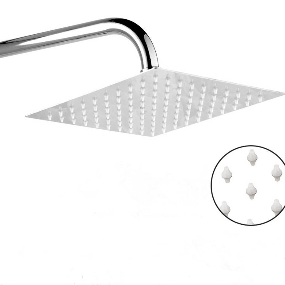 Myxl 15 Cm 15 Cm Vierkante Rvs Ultradunne Regendouche Sproeier Top Douchekop Chroom myxl kopen in de aanbieding