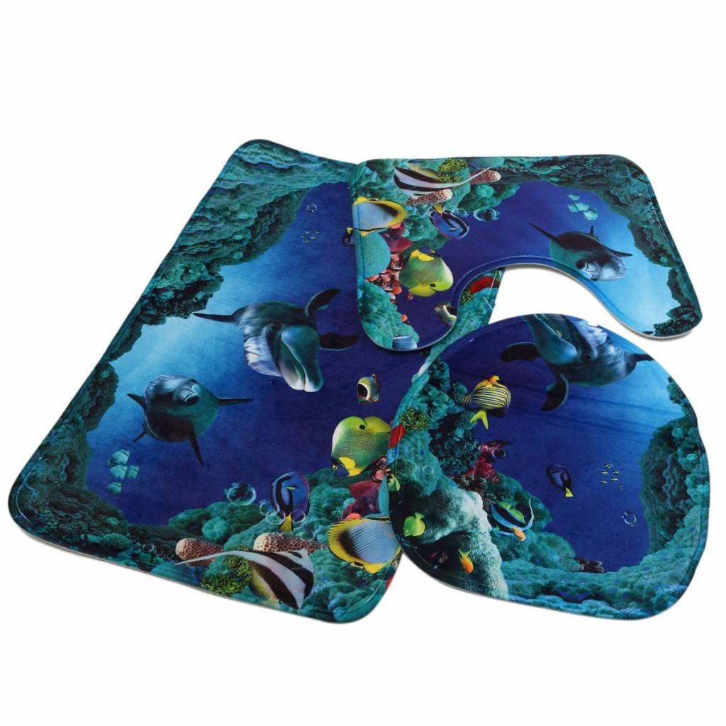 Myxl 3 Stuksset Dolfijn Badkamer Wc Mat Seat Oceaan Onderwater Kleed Europese Stijl Antislip Deksel Cover Voetstuk Tapijt Vloer myxl kopen in de aanbieding Myxl 3 Stuksset Dolfijn Badkamer Wc Mat Seat Oceaan Onderwater Kleed Europese Stijl Antislip Deksel Cover Voetstuk Tapijt Vloer myxl kopen in de aanbieding
