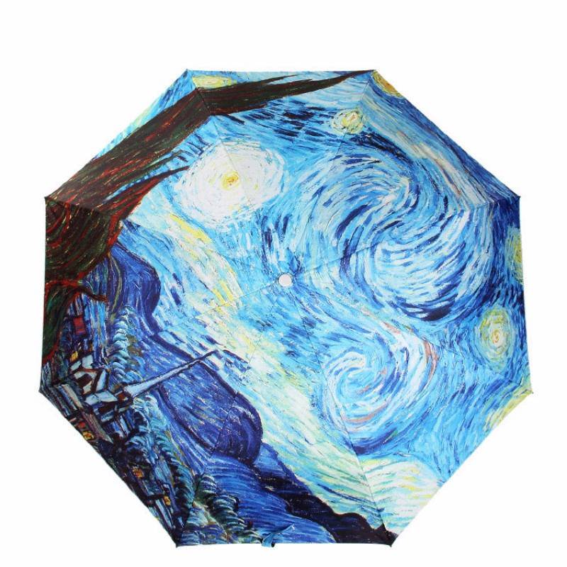Myxl Yesello Vincent Van Gogh Olieverf Sterrennacht Drie Opvouwbare Paraplu 8 Rib Wind Slip Frame Voor Vrouwen myxl kopen in de aanbieding Myxl Yesello Vincent Van Gogh Olieverf Sterrennacht Drie Opvouwbare Paraplu 8 Rib Wind Slip Frame Voor Vrouwen myxl kopen in de aanbieding