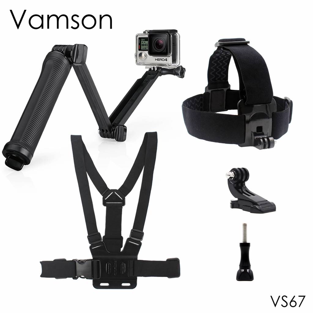 Myxl Vamson Voor Gopro Hero 5 Accessoires Borstband 3 Manier Monopod Statief Head Strap Eken H9 Xiaomi Sjcam Sj4000 Vs67 myxl kopen in de aanbieding Myxl Vamson Voor Gopro Hero 5 Accessoires Borstband 3 Manier Monopod Statief Head Strap Eken H9 Xiaomi Sjcam Sj4000 Vs67 myxl kopen in de aanbieding