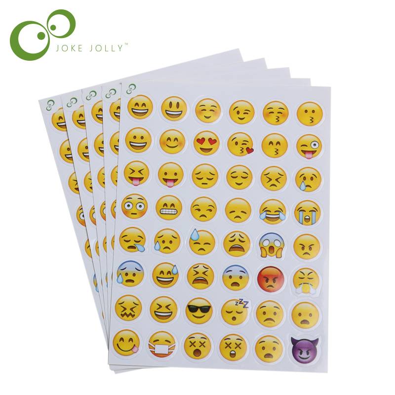 Myxl 5 Stks 48 Smiley Gezicht Emoji Stickers Vel Adhesive Glimlach Emoticons Gestanst Sticker Speelgoed Voor Kinderen Laptop Notebook Twitter Viny myxl kopen in de aanbieding Myxl 5 Stks 48 Smiley Gezicht Emoji Stickers Vel Adhesive Glimlach Emoticons Gestanst Sticker Speelgoed Voor Kinderen Laptop Notebook Twitter Viny myxl kopen in de aanbieding