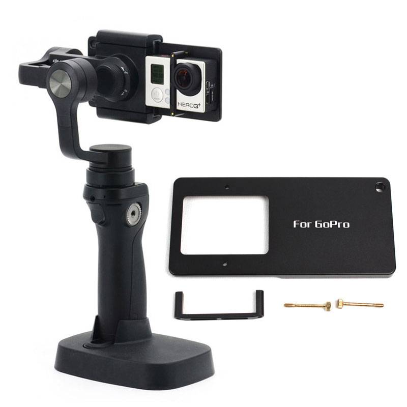 Myxl Aluminium Mount Adapter Monteren Gopro Plaat Voor Dji Osmo Mobielezhiyun Glad Qc3 Gimbal Hero 4 3 myxl kopen in de aanbieding Myxl Aluminium Mount Adapter Monteren Gopro Plaat Voor Dji Osmo Mobielezhiyun Glad Qc3 Gimbal Hero 4 3 myxl kopen in de aanbieding