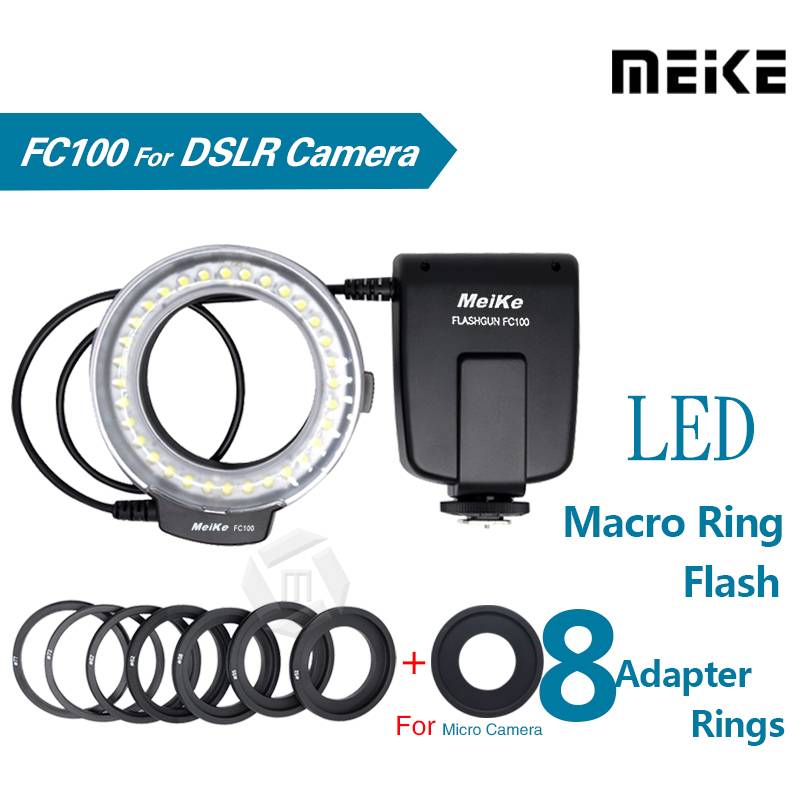 Myxl Meike Fc100 Led Macro Ring Flash Voor Canon 450D 500D 550D 600D 650D 700D 1100D 6D 7D 5D Mark Ii Nikon Digitale Slr Camera myxl kopen in de aanbieding Myxl Meike Fc100 Led Macro Ring Flash Voor Canon 450D 500D 550D 600D 650D 700D 1100D 6D 7D 5D Mark Ii Nikon Digitale Slr Camera myxl kopen in de aanbieding