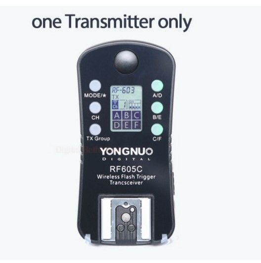 Myxl Yongnuo Rf605C Draadloze Groep Flash Trigger 1 Transceiver Alleen Voor Canon Dslr Camera Rf 605C Aansluiten Kabel C1 C3 myxl kopen in de aanbieding Myxl Yongnuo Rf605C Draadloze Groep Flash Trigger 1 Transceiver Alleen Voor Canon Dslr Camera Rf 605C Aansluiten Kabel C1 C3 myxl kopen in de aanbieding