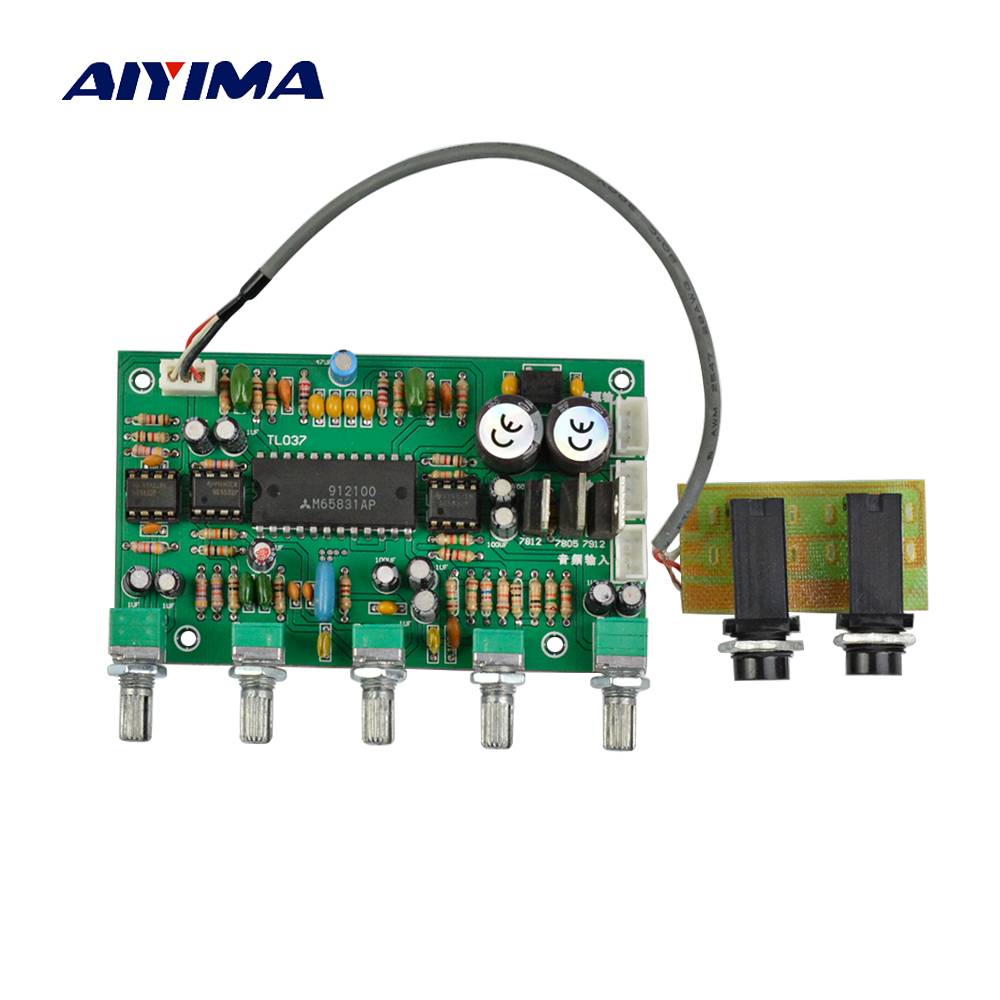 Myxl Aiyima 1 St Voorversterker Ne5532 Karaoke Microfoon Versterker Board Bass Tweeter Sound Tone Control Galm myxl kopen in de aanbieding Myxl Aiyima 1 St Voorversterker Ne5532 Karaoke Microfoon Versterker Board Bass Tweeter Sound Tone Control Galm myxl kopen in de aanbieding