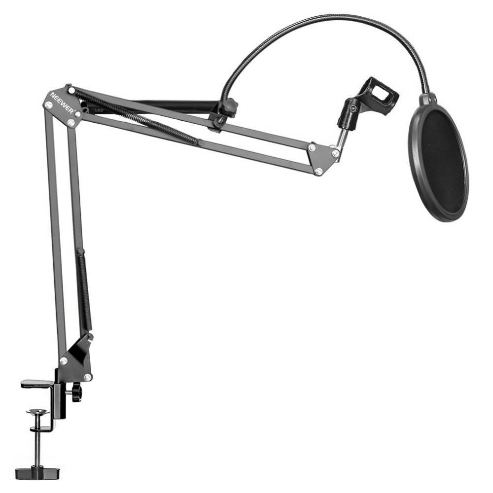 Myxl Neewer Nb 35 Microfoon Suspension Arm Stand Clip Holder En Tafel Montage Klem Pop Filter Voorruit Masker Shield Kit myxl kopen in de aanbieding Myxl Neewer Nb 35 Microfoon Suspension Arm Stand Clip Holder En Tafel Montage Klem Pop Filter Voorruit Masker Shield Kit myxl kopen in de aanbieding
