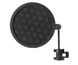 PS-2 Dubbellaags Studio Microfoon Mic Wind Screen Pop Filter/Swivel Mount/Masker Teruggeschrokken Voor Spreken Recording