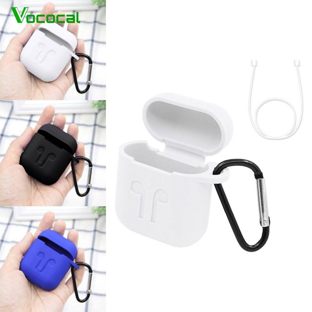 Myxl Vococal Siliconen Case Strap Voor Apple Airpods Air Pods Cover Schokbestendig Skin Houder Shell Met Sleutelhanger Protector Accessoires myxl kopen in de aanbieding Myxl Vococal Siliconen Case Strap Voor Apple Airpods Air Pods Cover Schokbestendig Skin Houder Shell Met Sleutelhanger Protector Accessoires myxl kopen in de aanbieding