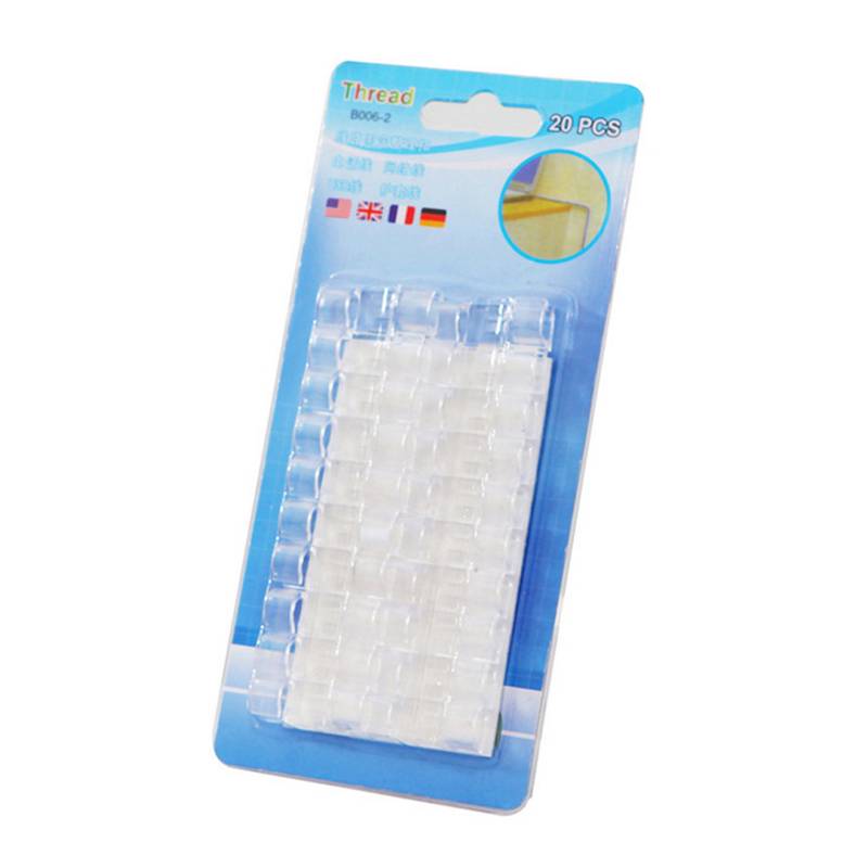 Myxl 20 Stks Cord Draad Kabel Plastic Clips Zelfklevende Klem Organizer Fixer myxl kopen in de aanbieding