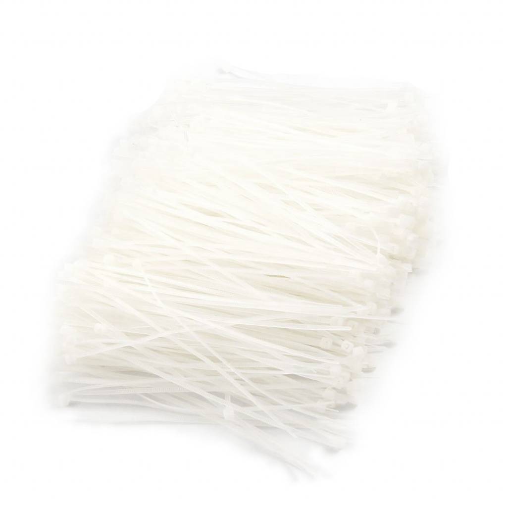 Myxl 1000 Stks Wit Plastic Cable Zip Tie Fasten Wrap 60Mm X 2Mm myxl kopen in de aanbieding Myxl 1000 Stks Wit Plastic Cable Zip Tie Fasten Wrap 60Mm X 2Mm myxl kopen in de aanbieding