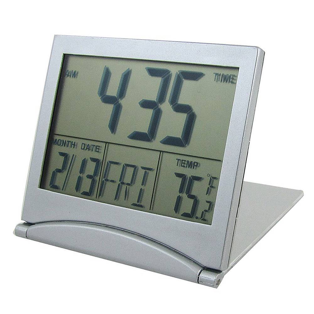 Myxl Zilver Opvouwbaar Batterij Supply Desktop Kalender Temperatuur Digitale Wekker myxl kopen in de aanbieding Myxl Zilver Opvouwbaar Batterij Supply Desktop Kalender Temperatuur Digitale Wekker myxl kopen in de aanbieding
