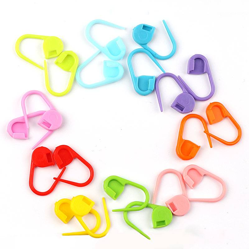 Myxl 20 Stkspartij 22Mm Kleurrijke Plastic Safty Pins Trui Mark Gesp Naald Knit Gewijd Baby Garen Diy Weven Gereedschap myxl kopen in de aanbieding