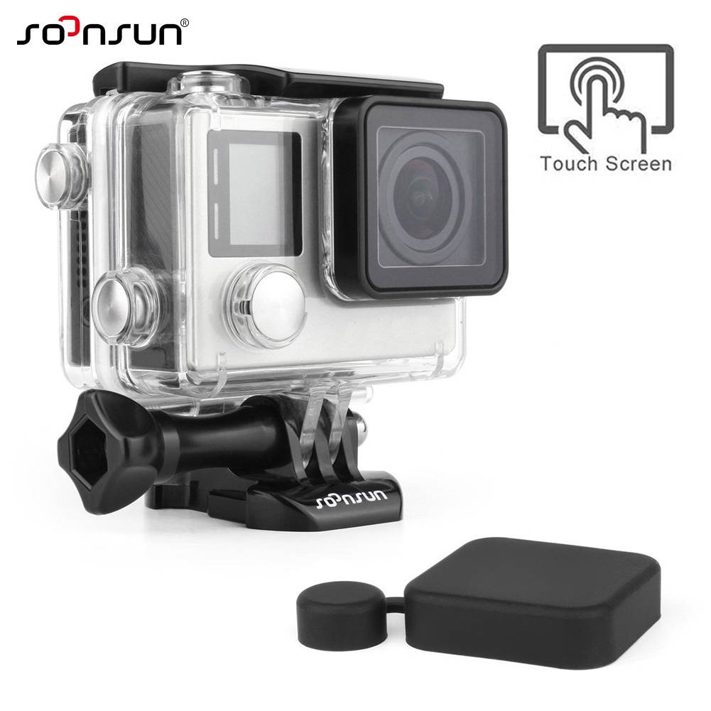 Myxl Soonsun Waterdichte Behuizing Beschermhoes Cover Wtouch Voor Bacpac Backdoor Gopro Hero 4 Zilver Zwart 3 3 Lcd Display myxl kopen in de aanbieding Myxl Soonsun Waterdichte Behuizing Beschermhoes Cover Wtouch Voor Bacpac Backdoor Gopro Hero 4 Zilver Zwart 3 3 Lcd Display myxl kopen in de aanbieding
