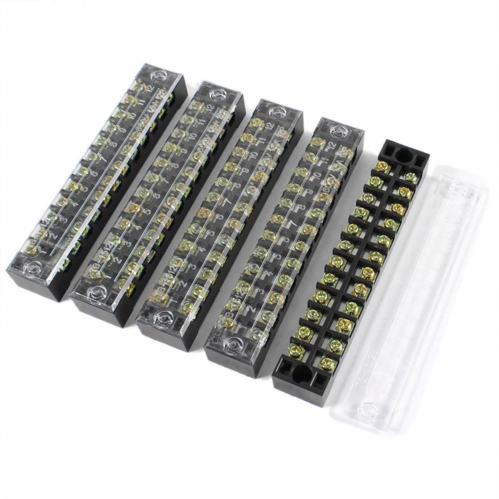 Myxl 5 Stks Plastic Zwart Tb 1512 Barrier Terminal Block 600 V 15A 12 Positie 12 P Dual Rijen Overdekte Schroef Blokken Mayitr myxl kopen in de aanbieding Myxl 5 Stks Plastic Zwart Tb 1512 Barrier Terminal Block 600 V 15A 12 Positie 12 P Dual Rijen Overdekte Schroef Blokken Mayitr myxl kopen in de aanbieding