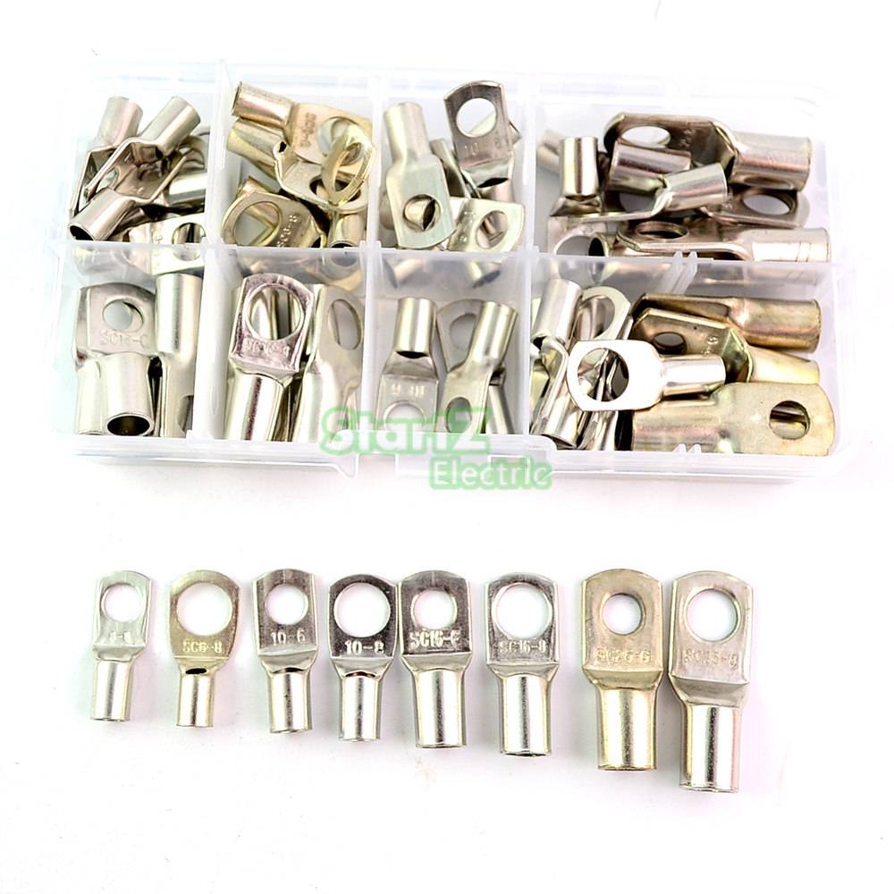 Myxl 60 Stks Boutgat Vertind Koperen Kabelschoenen Batterij Terminals Set Draad Connector Sc10 6 Sc16 8 Sc25 8 myxl kopen in de aanbieding Myxl 60 Stks Boutgat Vertind Koperen Kabelschoenen Batterij Terminals Set Draad Connector Sc10 6 Sc16 8 Sc25 8 myxl kopen in de aanbieding