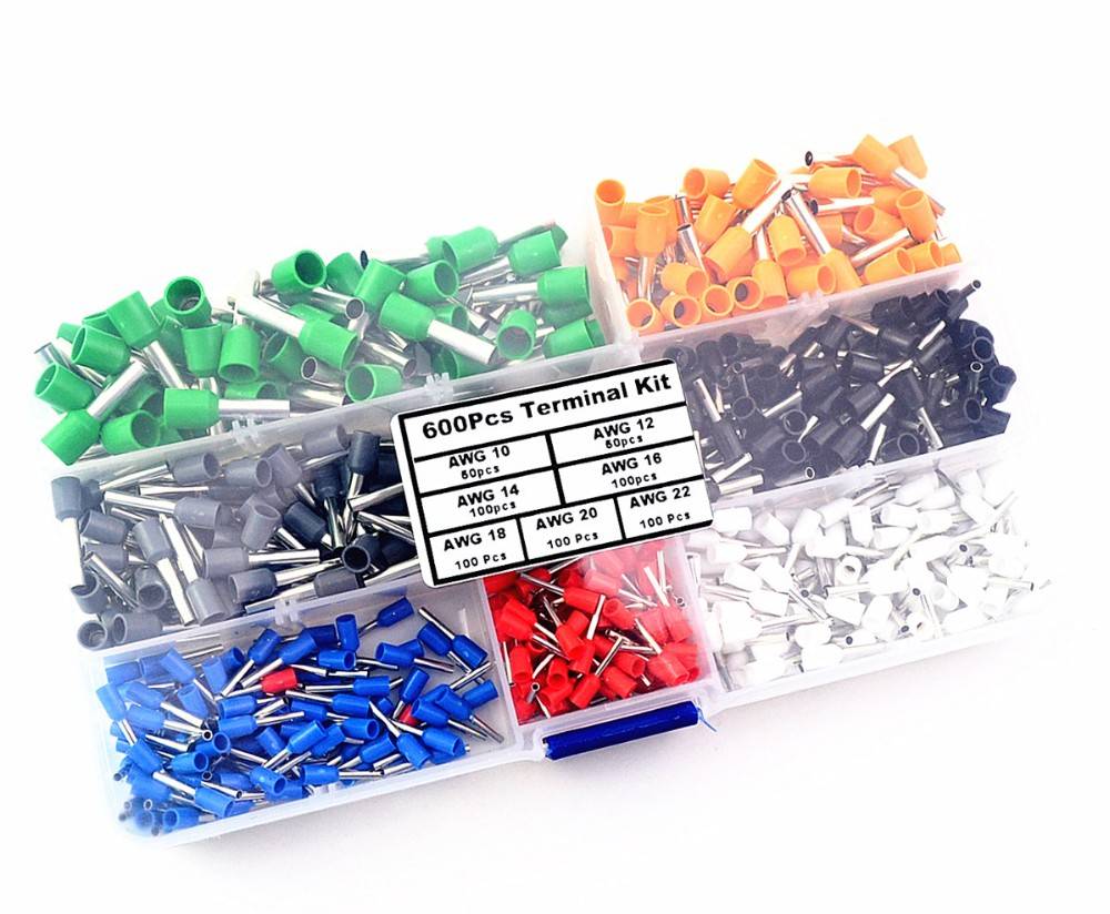 Myxl 600 Stks Geisoleerde Cord End Terminal Bootlace Cooper Adereindhulzen Kit Set Draad Koper Crimp Connector myxl kopen in de aanbieding Myxl 600 Stks Geisoleerde Cord End Terminal Bootlace Cooper Adereindhulzen Kit Set Draad Koper Crimp Connector myxl kopen in de aanbieding