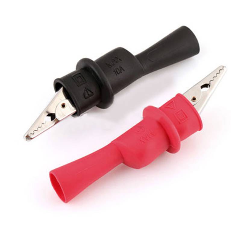 Myxl 2 Stksset Geisoleerde Test Lead Meter Alligator Clipmultimeter Probe Krokodil Klem myxl kopen in de aanbieding Myxl 2 Stksset Geisoleerde Test Lead Meter Alligator Clipmultimeter Probe Krokodil Klem myxl kopen in de aanbieding