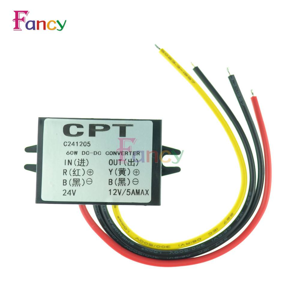 Myxl Dc 24 V Naar 12 V 5A 60 W Buck Converter Step Down Auto Voeding Voltage Regulator myxl kopen in de aanbieding