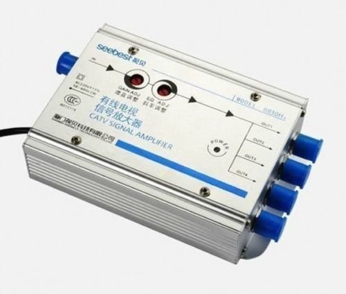 Myxl 30Db Verstelbare Kabel 45 860 Mhz 2 W Tv Signaal Versterker 1 In 4 Uit Catv myxl kopen in de aanbieding