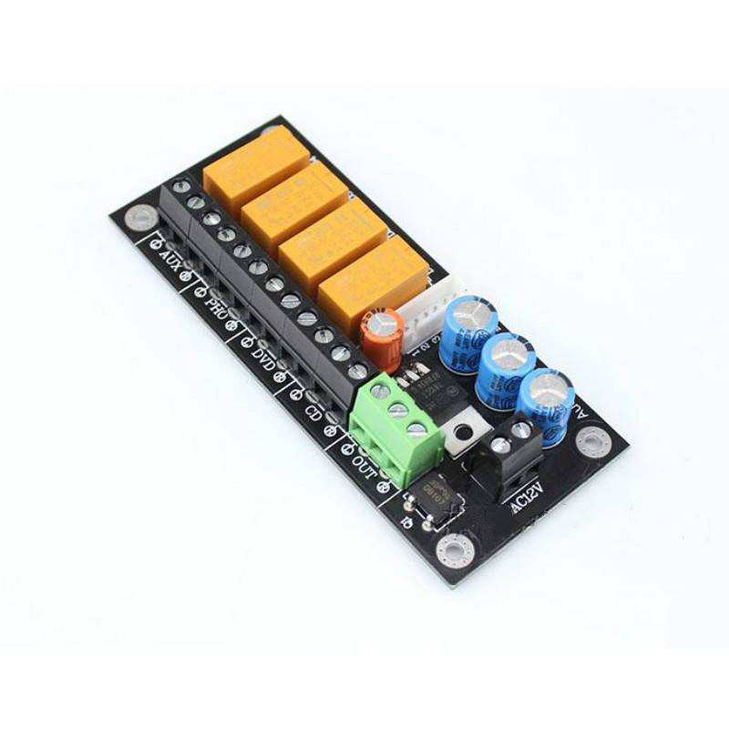 Myxl Aiyima Audio Stereo Twee Kanaals Relais 4 Manier Geluidsbron Selectie Switch Input Board myxl kopen in de aanbieding Myxl Aiyima Audio Stereo Twee Kanaals Relais 4 Manier Geluidsbron Selectie Switch Input Board myxl kopen in de aanbieding