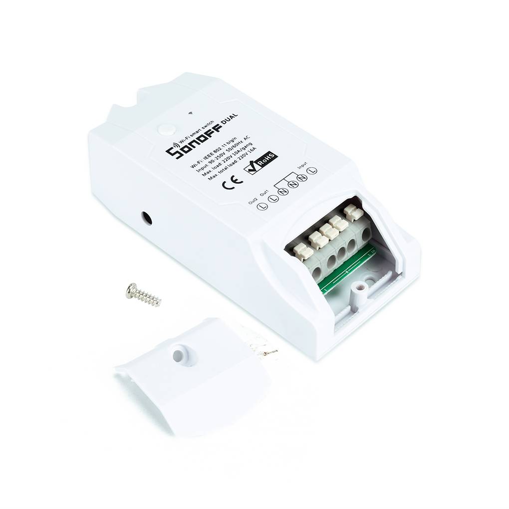 Myxl Sonoff Dual Domotica Draadloze Wifi Smart Switch 10A Module Afstandsbediening 2Ch myxl kopen in de aanbieding Myxl Sonoff Dual Domotica Draadloze Wifi Smart Switch 10A Module Afstandsbediening 2Ch myxl kopen in de aanbieding