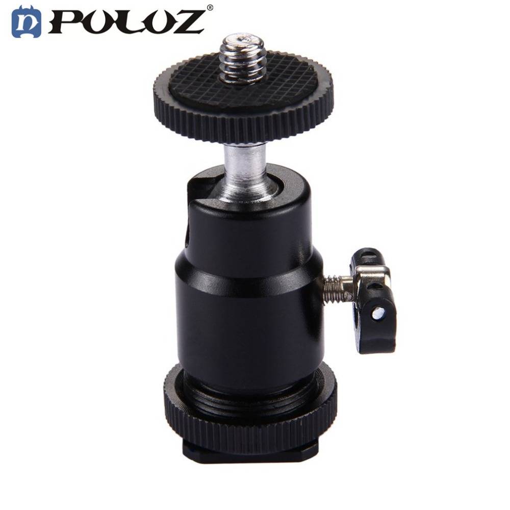 Myxl Puluz 14 Universele Statief Schroef Hoofd 360 Graden Swivel Mini Ball Headshoe Mount Adapter Voor Dslr Camera Accessoire myxl kopen in de aanbieding Myxl Puluz 14 Universele Statief Schroef Hoofd 360 Graden Swivel Mini Ball Headshoe Mount Adapter Voor Dslr Camera Accessoire myxl kopen in de aanbieding