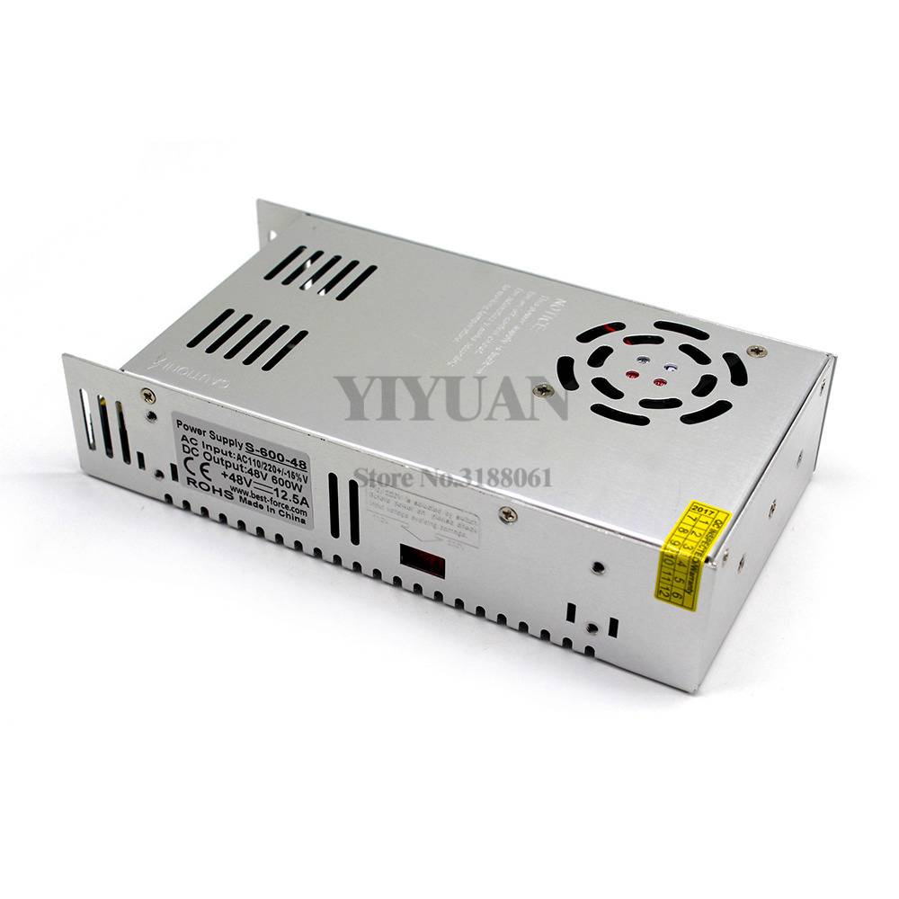 Myxl 600 W 48 V 125A Stroomvoorziening Driver Transformatoren Ac110V 220 V Om Dc48V Smps Voor Led Strip Modules Licht Cctv 3D Printer myxl kopen in de aanbieding Myxl 600 W 48 V 125A Stroomvoorziening Driver Transformatoren Ac110V 220 V Om Dc48V Smps Voor Led Strip Modules Licht Cctv 3D Printer myxl kopen in de aanbieding