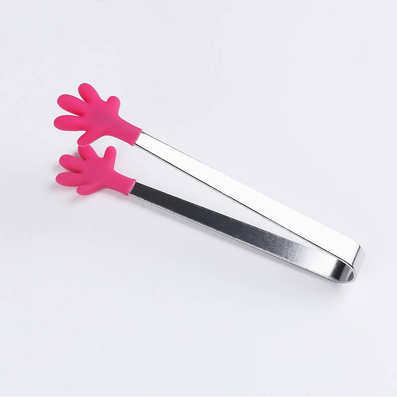 Myxl Rvs Siliconen Keuken Mini Tong Clip Salade Tang Keukengerei myxl kopen in de aanbieding