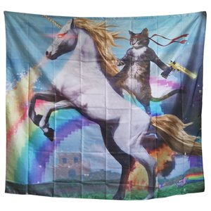 Myxl Svetanya Avonturen Van Eenhoorn En Kat Gedrukt Douchegordijnen Bad Producten Badkamer Decor Met Haken Waterdicht 71X71 myxl kopen in de aanbieding Myxl Svetanya Avonturen Van Eenhoorn En Kat Gedrukt Douchegordijnen Bad Producten Badkamer Decor Met Haken Waterdicht 71X71 myxl kopen in de aanbieding