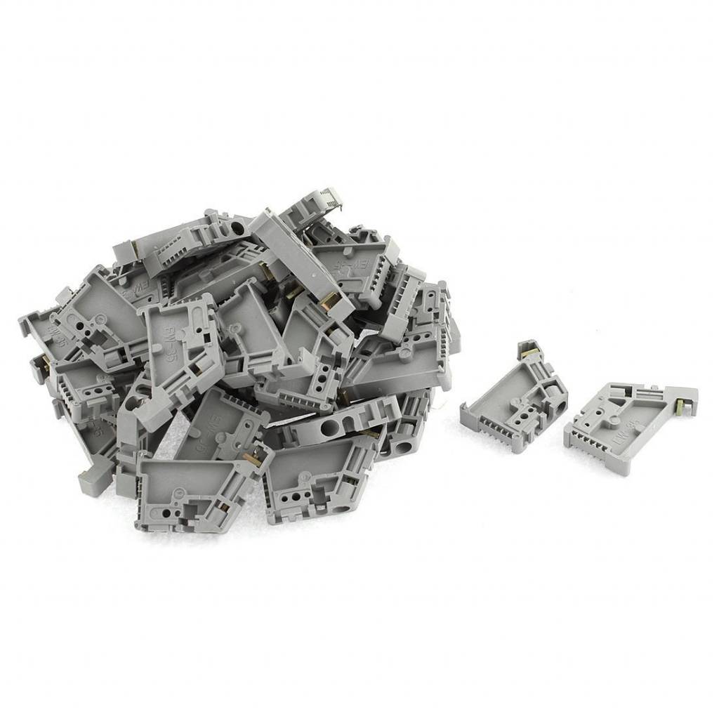 Myxl 50 Stks 35Mm Din Rail Terminal Blok End Stopper Montage Clips myxl kopen in de aanbieding Myxl 50 Stks 35Mm Din Rail Terminal Blok End Stopper Montage Clips myxl kopen in de aanbieding