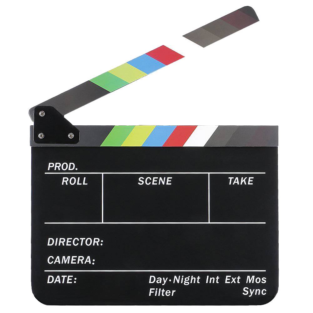 Myxl Droge Wissen Directeur Film Duig Cut Actie Scene Clapper Board Slate Met Kleurrijke Sticks myxl kopen in de aanbieding Myxl Droge Wissen Directeur Film Duig Cut Actie Scene Clapper Board Slate Met Kleurrijke Sticks myxl kopen in de aanbieding