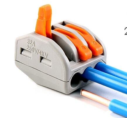 Myxl 50 Stks Pct 213 3 Pin Universal Compact Wire Bedrading Connector Dirigent Terminal Block Met Lever myxl kopen in de aanbieding Myxl 50 Stks Pct 213 3 Pin Universal Compact Wire Bedrading Connector Dirigent Terminal Block Met Lever myxl kopen in de aanbieding