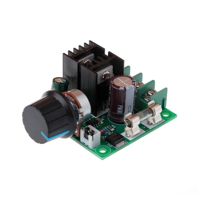 Myxl 1 St 9 V 50 V 10A Pwm Dc Motor Speed Controller Met Knop Verstelbare Regulator myxl kopen in de aanbieding