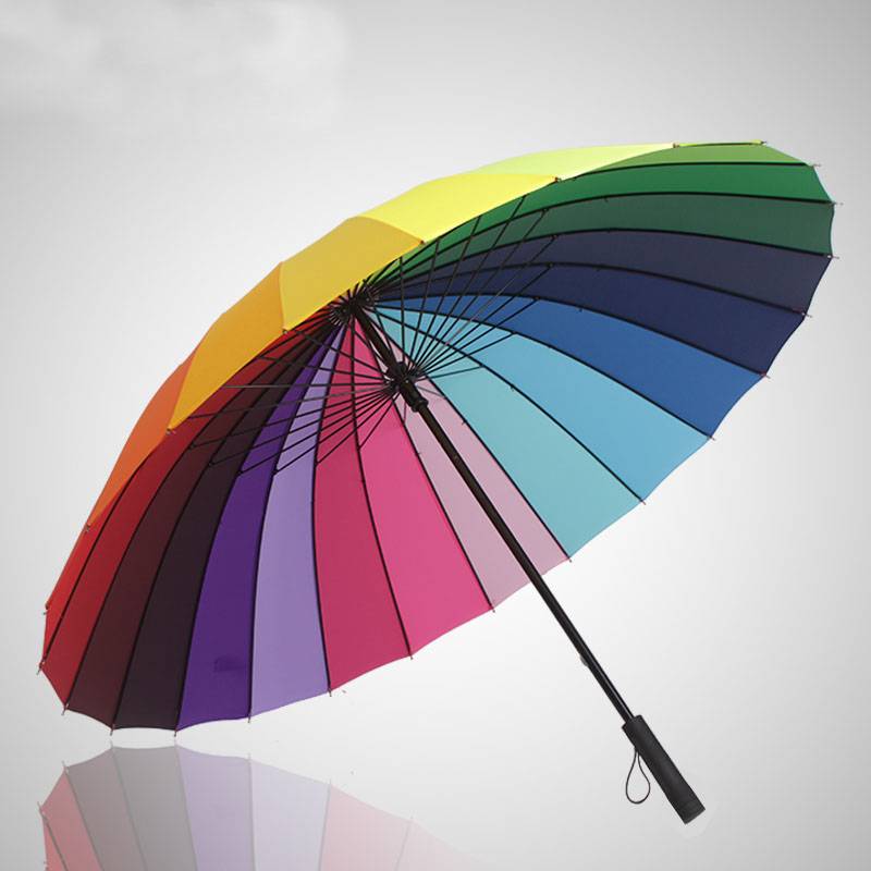 Myxl Mode Vrouwen Parasol Regenboog Paraplu Grote Lange Handvat Straight Kleurrijke Vrouwelijke Zonnige En Regenachtige 24 K Ribben myxl kopen in de aanbieding Myxl Mode Vrouwen Parasol Regenboog Paraplu Grote Lange Handvat Straight Kleurrijke Vrouwelijke Zonnige En Regenachtige 24 K Ribben myxl kopen in de aanbieding