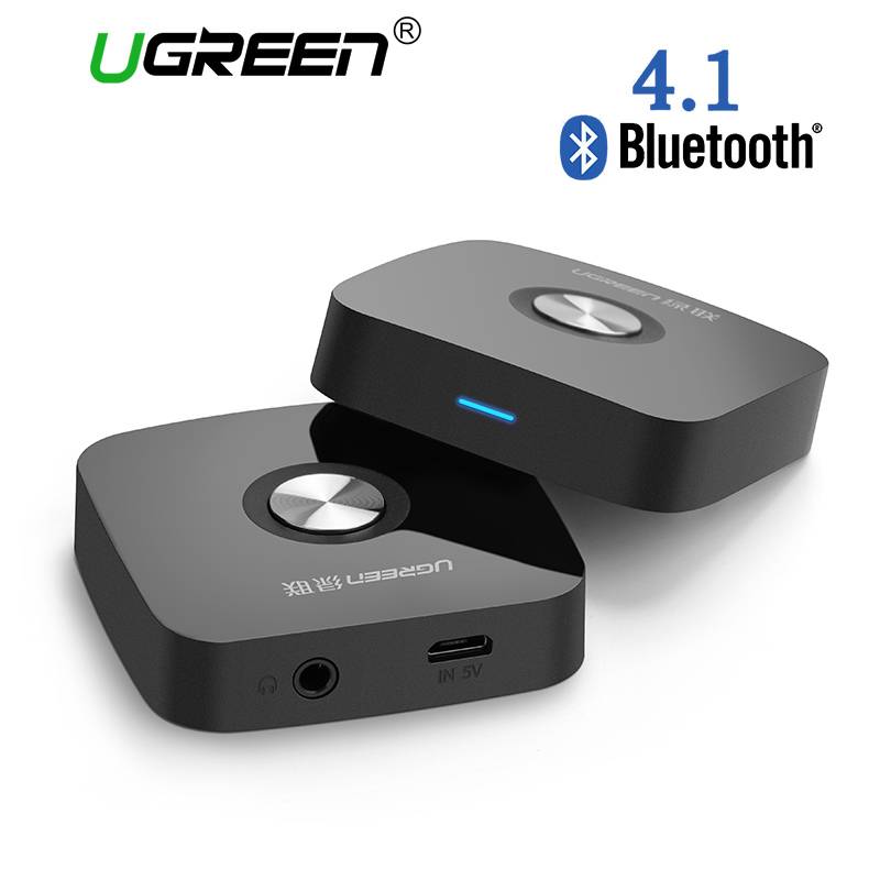 Digitaal Gedrag vervorming Ugreen 4.1 Draadloze Bluetooth Ontvanger 3.5 MM Aux ontvanger Audio Stereo  Muziek Ontvanger Bluetooth Audio Adapter Auto Aux Ontvanger