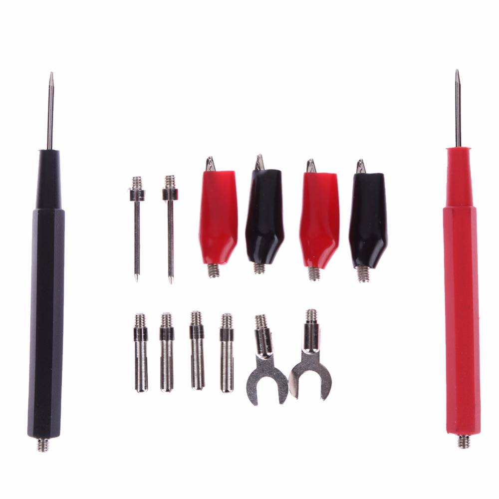 Myxl 16 Stksset Universele Digitale Multimeter Probe Meetsnoeren Kabel Pin Multi Meter Tester Naald Tip Lead Alligator Clip Pen myxl kopen in de aanbieding Myxl 16 Stksset Universele Digitale Multimeter Probe Meetsnoeren Kabel Pin Multi Meter Tester Naald Tip Lead Alligator Clip Pen myxl kopen in de aanbieding