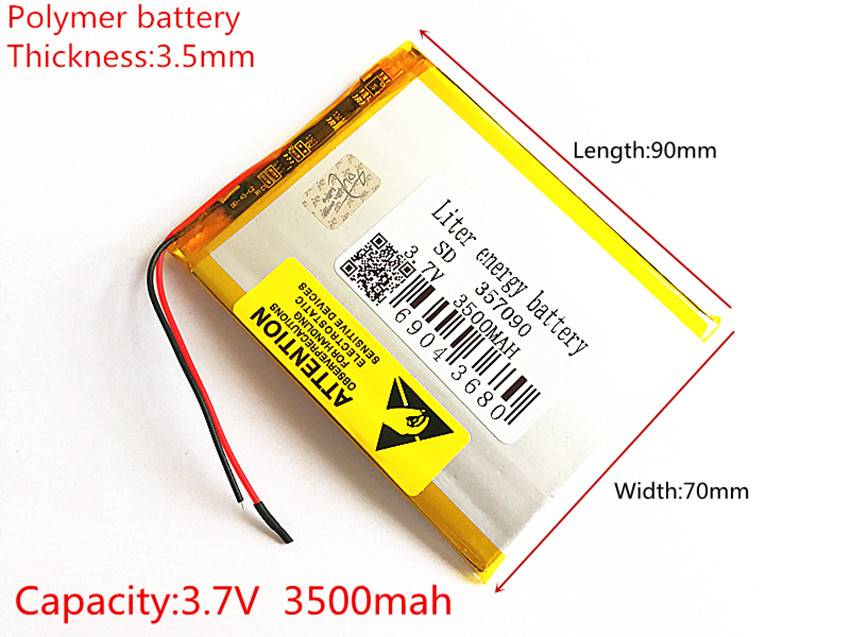 Myxl Gloedbatterij 357090 37 V 3500 Mah Lithium Polymeer Batterij Met Bescherming Boord Voor Tablet Pc U25Gt myxl kopen in de aanbieding Myxl Gloedbatterij 357090 37 V 3500 Mah Lithium Polymeer Batterij Met Bescherming Boord Voor Tablet Pc U25Gt myxl kopen in de aanbieding