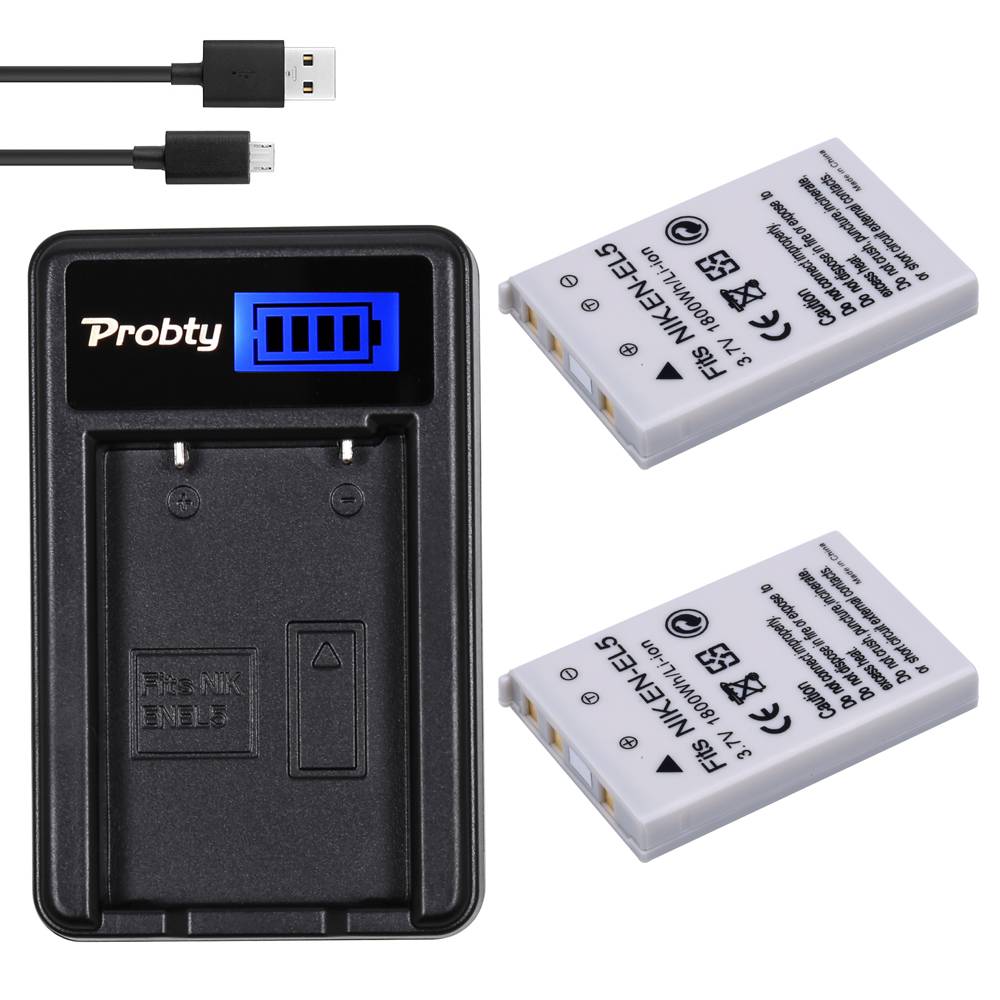 Myxl Probty 2 Stks 1800 Mah En El5 En Enel5 Batterij Lcd Usb Charger Voor Nikon Coolpix 3700 4200 P5000 5200 5900 7900 S10 P3 P4 myxl kopen in de aanbieding Myxl Probty 2 Stks 1800 Mah En El5 En Enel5 Batterij Lcd Usb Charger Voor Nikon Coolpix 3700 4200 P5000 5200 5900 7900 S10 P3 P4 myxl kopen in de aanbieding