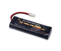 Melasta 7.2 V 2200 mAh 6-Cell Platte Pack NiMH Batterij met Tamiya Ontlading Plug voor RC Racewagen Speelgoed Hobby