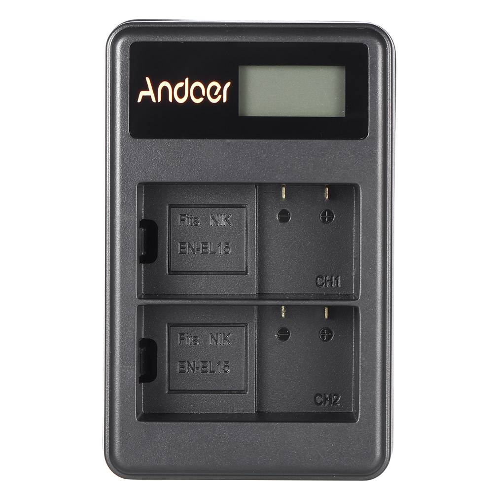 Myxl Andoer En El15 Led Display Oplaadbare Ion Batterij Lader Met Usb Kabel Voor Nikon 1 V1 D600 D610 D750 D800 D810 D810A Ect myxl kopen in de aanbieding Myxl Andoer En El15 Led Display Oplaadbare Ion Batterij Lader Met Usb Kabel Voor Nikon 1 V1 D600 D610 D750 D800 D810 D810A Ect myxl kopen in de aanbieding