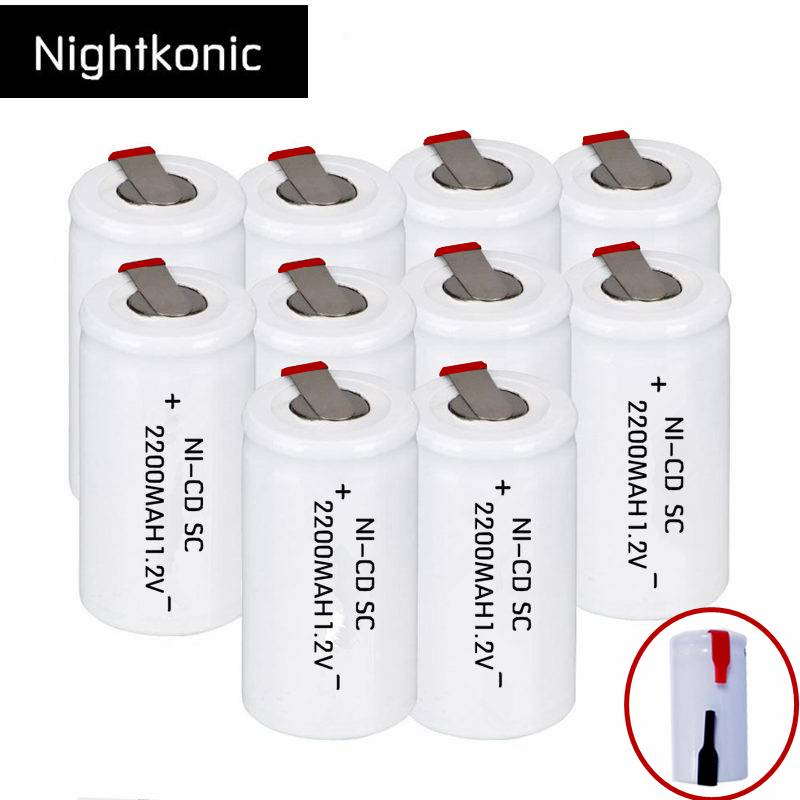 Myxl Nightkonic 10 Stkspartij Sc Batterij 2200 Mah Oplaadbare Subc Vervanging 12 V Ni Cd Met Tab myxl kopen in de aanbieding Myxl Nightkonic 10 Stkspartij Sc Batterij 2200 Mah Oplaadbare Subc Vervanging 12 V Ni Cd Met Tab myxl kopen in de aanbieding