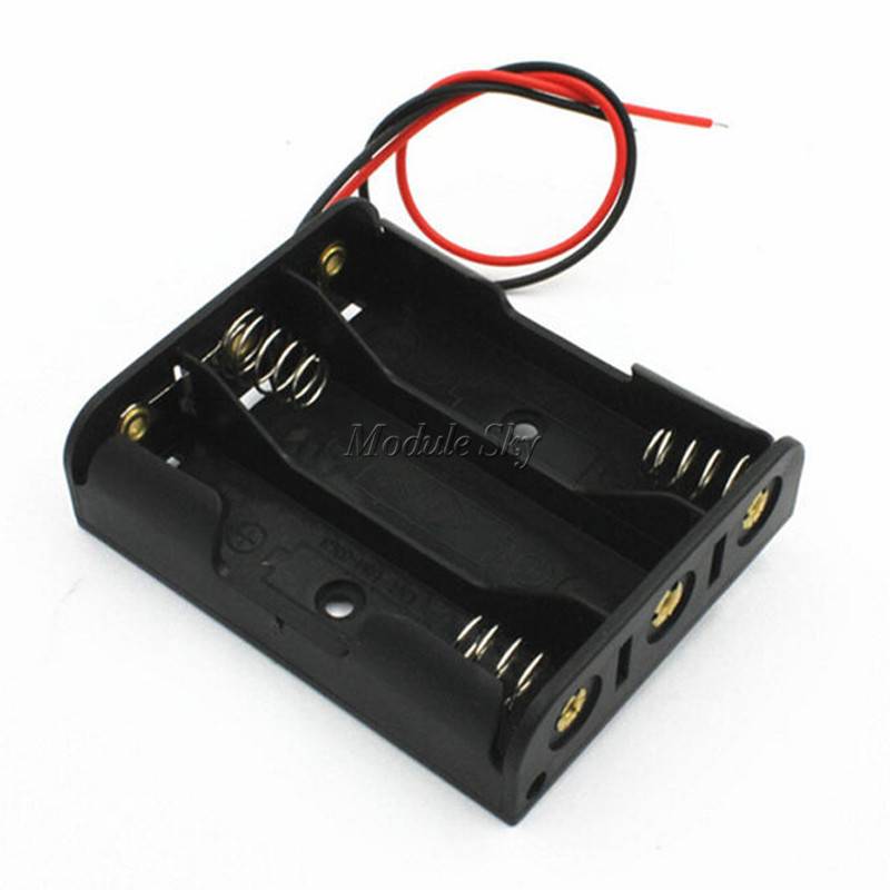 Myxl 1 Stks Zwart 3 Aa 2A Batterij Houder Box Case Met Switch Ee4068 myxl kopen in de aanbieding