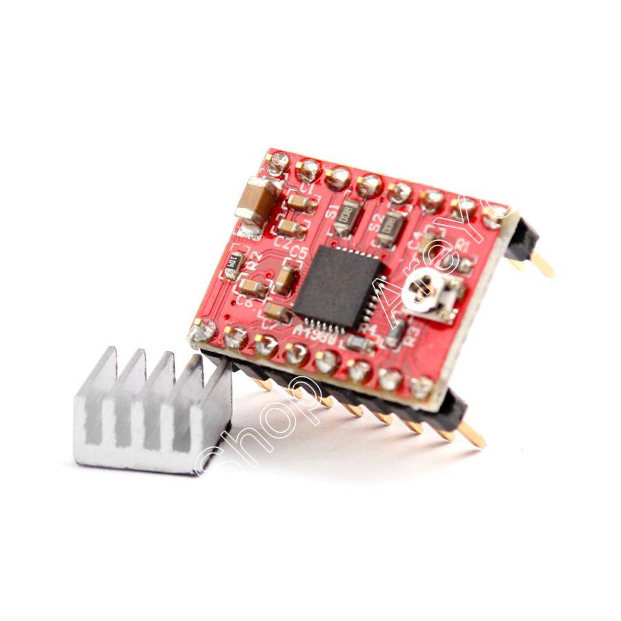 Myxl Areyourshop Koop 5 Stks A4988 Stepper Driver Met Heatsink Voor 3D Printer Compatibel Arduino myxl kopen in de aanbieding Myxl Areyourshop Koop 5 Stks A4988 Stepper Driver Met Heatsink Voor 3D Printer Compatibel Arduino myxl kopen in de aanbieding